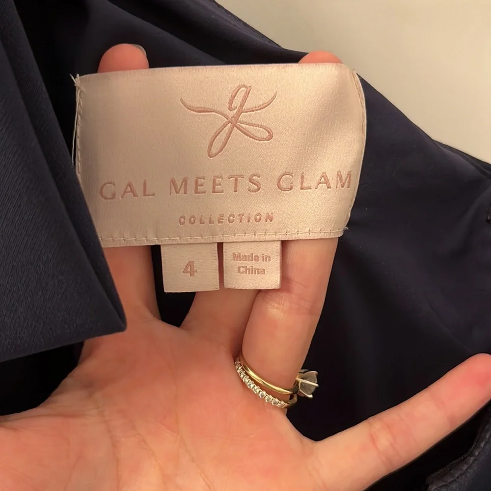 Gal Meets Glam Royal Blue One Shoulder Bow Dress - Picture 7 of 11